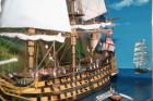 Segelschiff aus Holz VICTORY Diarama